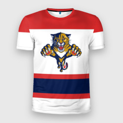 Мужская футболка 3D Slim Florida Panthers white