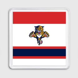 Магнит 55*55 Florida Panthers white