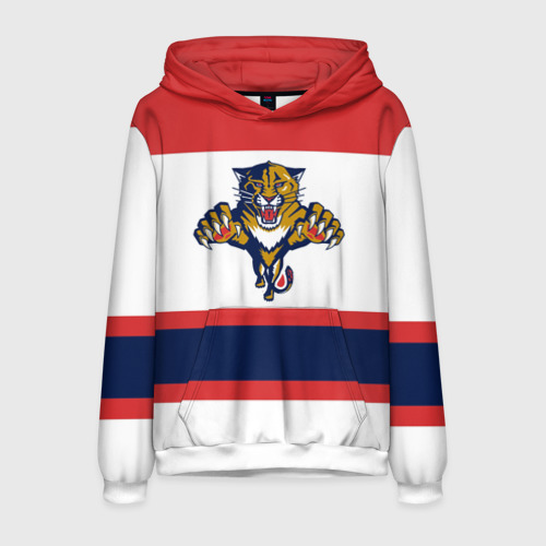 Мужская толстовка 3D Florida Panthers white, цвет белый