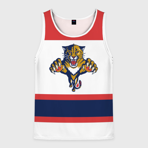 Мужская майка 3D Florida Panthers white, цвет 3D печать