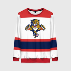 Женский свитшот 3D Florida Panthers white