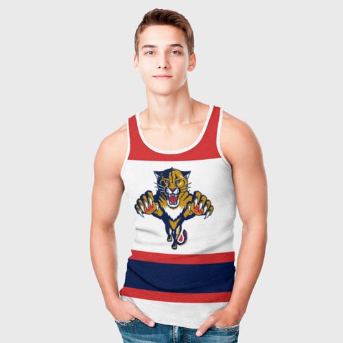 Мужская майка 3D Florida Panthers white - фото 5