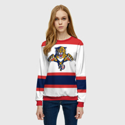 Женский свитшот 3D Florida Panthers white - фото 2