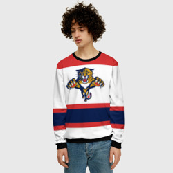 Мужской свитшот 3D Florida Panthers white - фото 2