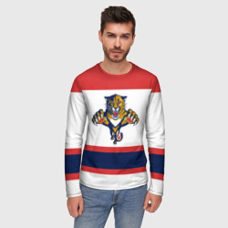 Мужской лонгслив 3D Florida Panthers white - фото 2