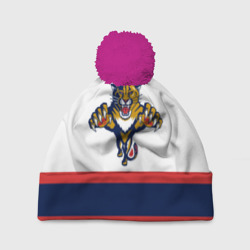 Шапка 3D c помпоном Florida Panthers white