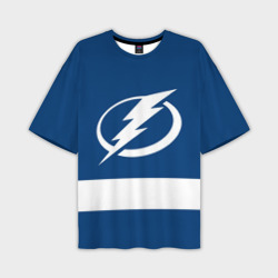 Мужская футболка oversize 3D Tampa Bay Lightning
