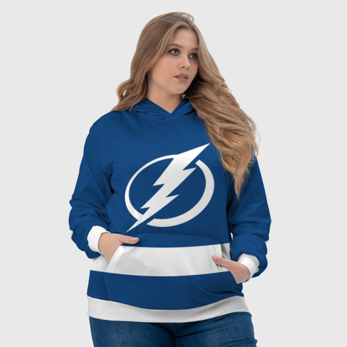 Женская толстовка 3D Tampa Bay Lightning, цвет 3D печать - фото 6