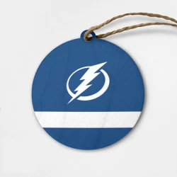 Деревянная игрушка круг Tampa Bay Lightning