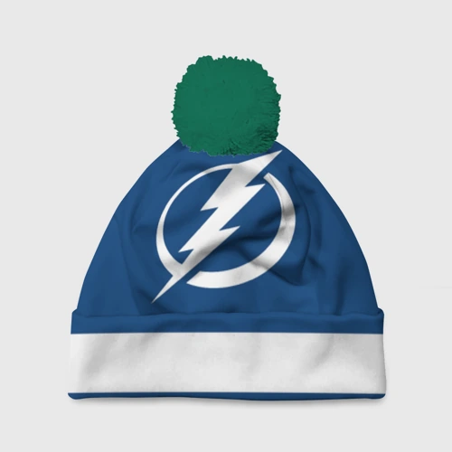 Шапка 3D c помпоном Tampa Bay Lightning