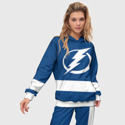 Женский костюм с толстовкой 3D Tampa Bay Lightning - фото 2