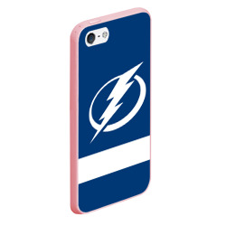 Чехол для iPhone 5/5S матовый Tampa Bay Lightning - фото 2