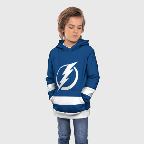 Детская толстовка 3D Tampa Bay Lightning, цвет белый - фото 3