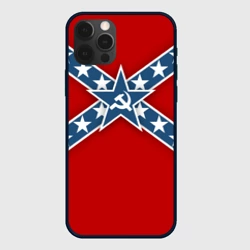 Чехол для iPhone 12 Pro Max Флаг советской конфедерации