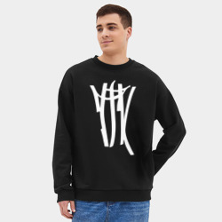 Мужской свитшот oversize без начеса хлопок ТГК - фото 2