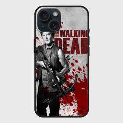 Чехол силиконовый для Apple iPhone 15 матовый Walking Dead