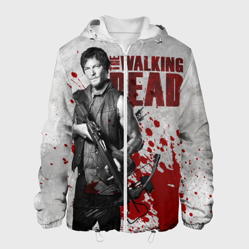 Мужская куртка с принтом Walking Dead, вид спереди №1