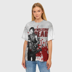 Женская футболка oversize 3D Walking Dead - фото 2
