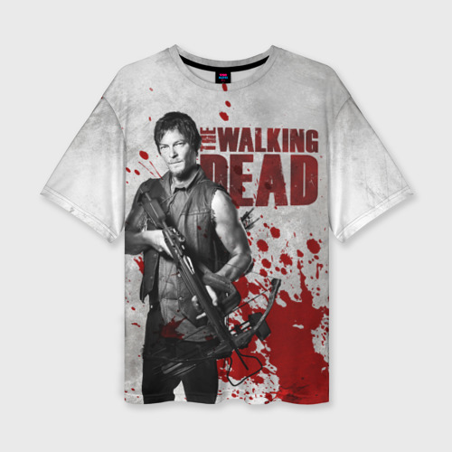 Женская футболка oversize 3D Walking Dead, цвет 3D печать