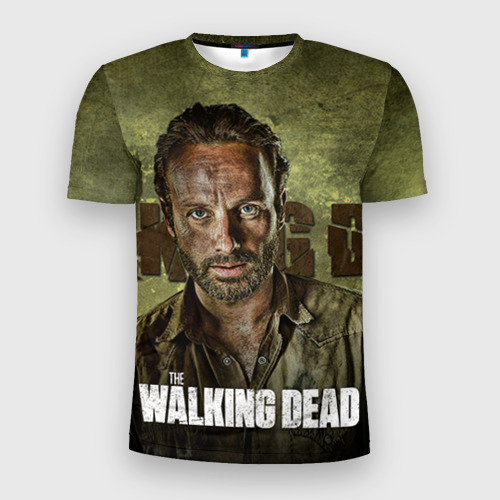 Мужская футболка 3D Slim Walking Dead, цвет 3D печать