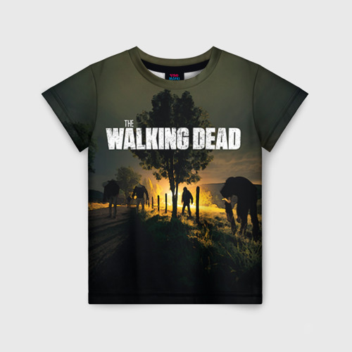 Детская футболка 3D Walking Dead, цвет 3D печать