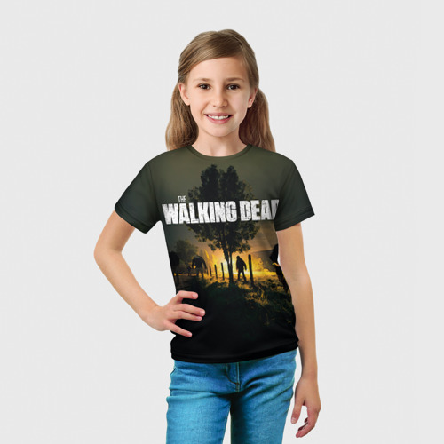 Детская футболка 3D Walking Dead, цвет 3D печать - фото 5