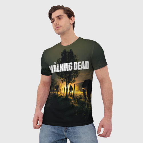 Мужская футболка 3D Walking Dead, цвет 3D печать - фото 3