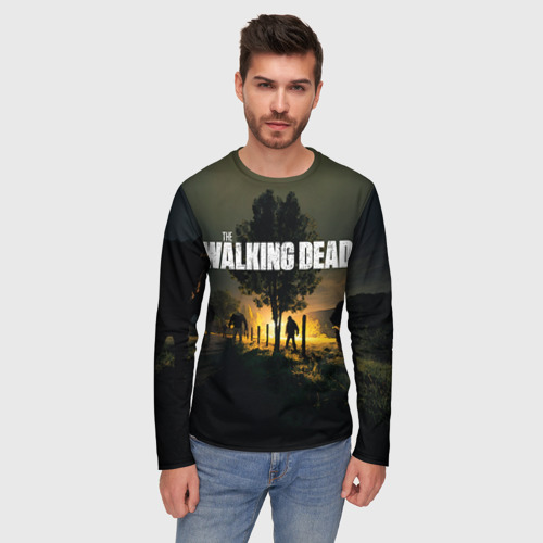 Мужской лонгслив 3D Walking Dead, цвет 3D печать - фото 3