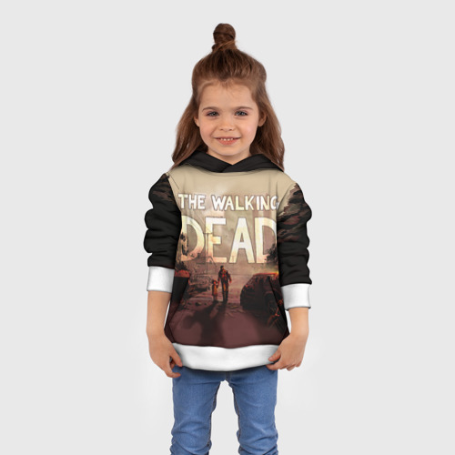 Детская толстовка 3D Walking Dead, цвет белый - фото 4