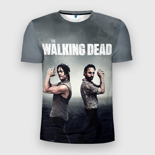Мужская футболка 3D Slim Walking Dead, цвет 3D печать