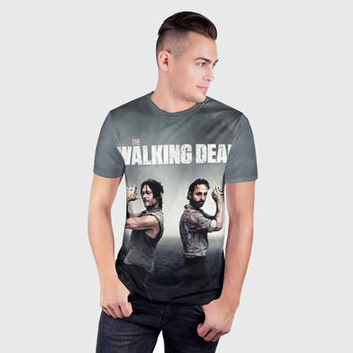 Мужская футболка 3D Slim Walking Dead, цвет 3D печать - фото 3