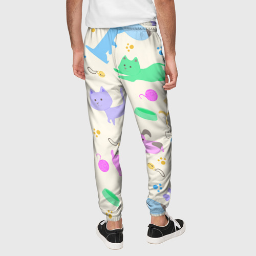 Мужские брюки 3D Узор с домашними питомцами, цвет 3D печать - фото 5