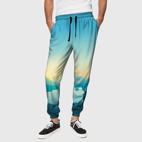 Мужские брюки 3D firewatch, цвет 3D печать - фото 4