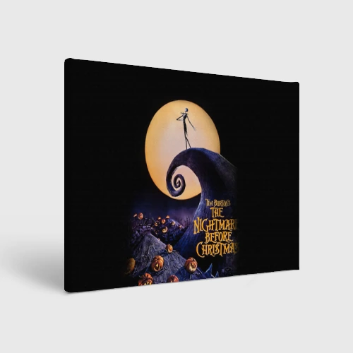Холст прямоугольный Nightmare before christmas