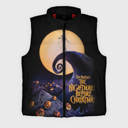 Мужской жилет утепленный 3D Nightmare before christmas