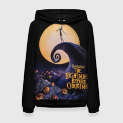 Женская толстовка 3D Nightmare before christmas