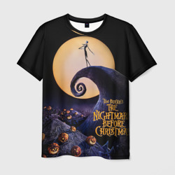 Мужская футболка 3D Nightmare before christmas