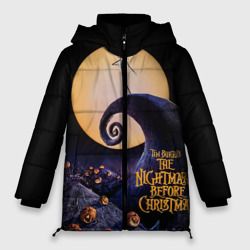 Женская зимняя куртка Oversize Nightmare before christmas