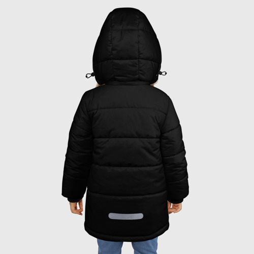 Зимняя куртка для девочек 3D Nightmare before christmas, цвет светло-серый - фото 4
