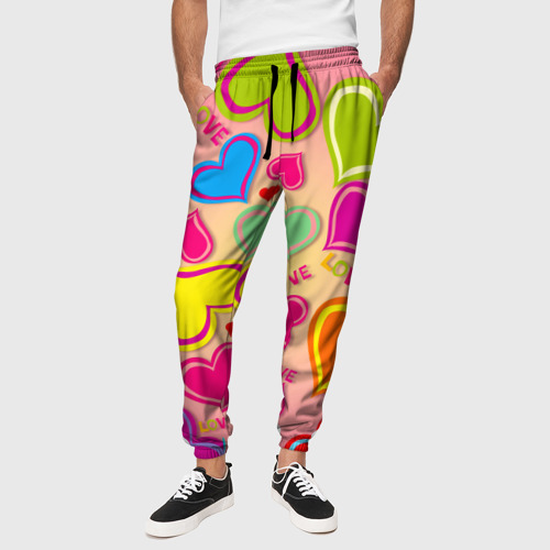 Мужские брюки 3D Любовная фантазия - фото 4