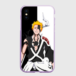 Чехол для iPhone XS Max матовый Ичиго Куросаки. Bleach