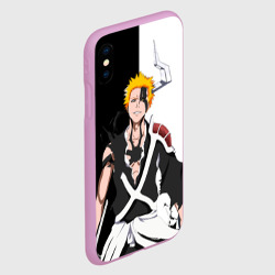 Чехол для iPhone XS Max матовый Ичиго Куросаки. Bleach - фото 2