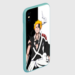 Чехол для iPhone XS Max матовый Ичиго Куросаки. Bleach - фото 2