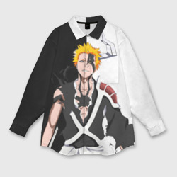 Женская рубашка oversize 3D Ичиго Куросаки. Bleach