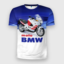 Мужская футболка 3D Slim Moto BMW