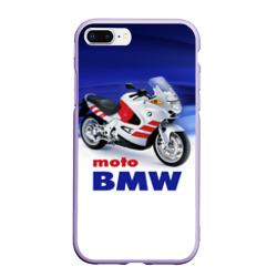 Чехол для iPhone 7Plus/8 Plus матовый Moto BMW