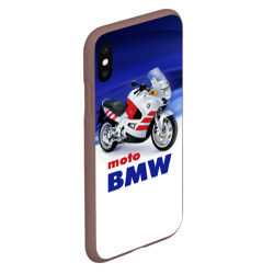 Чехол для iPhone XS Max матовый Moto BMW - фото 2