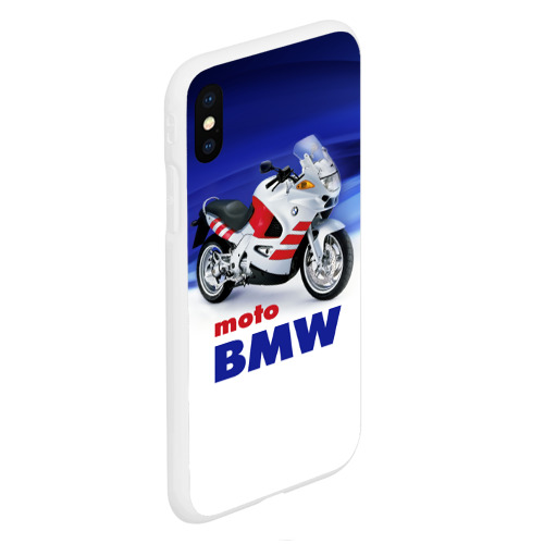 Чехол для iPhone XS Max матовый Moto BMW - фото 3