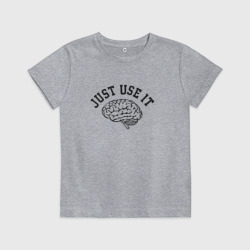 Детская футболка хлопок Мозг