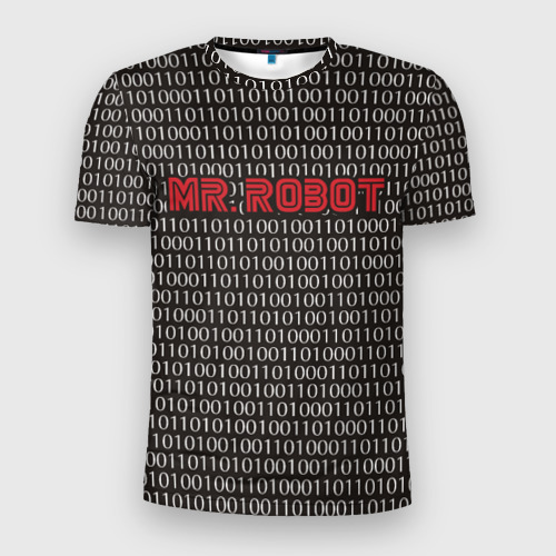 Мужская футболка 3D Slim Mr Robot